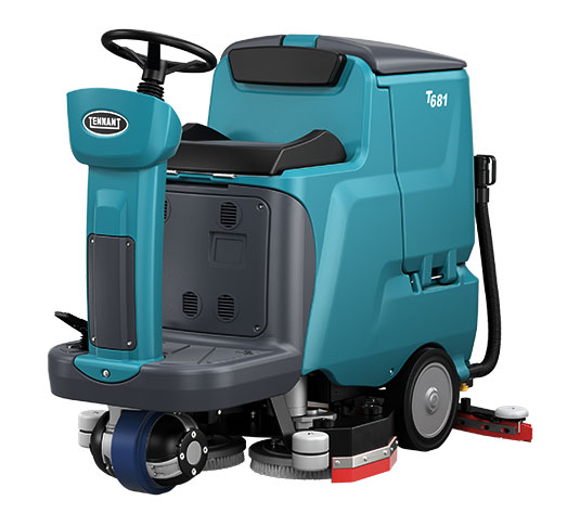 T681 Small Ride-On Scrubber-Dryer alt 3
