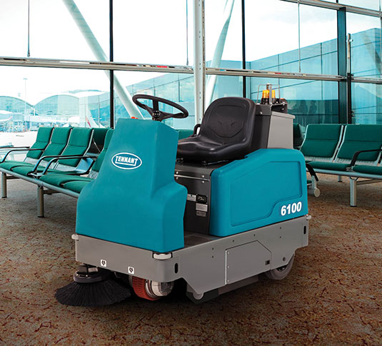 6100 Sub-Compact Battery Ride-On Floor Sweeper alt 13
